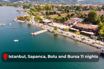 Istanbul, Sapanca, Bolu and Bursa